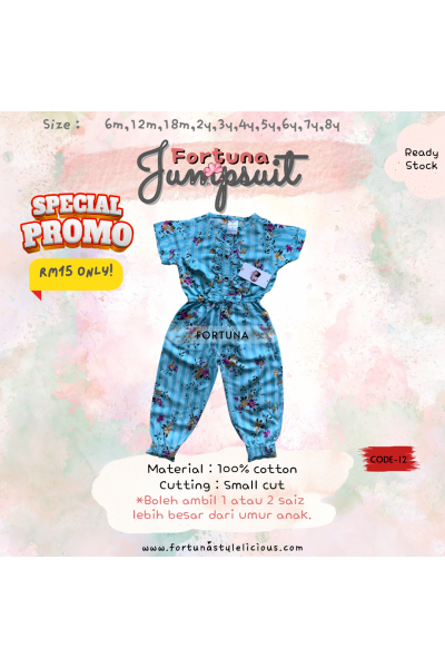 Girls Jumspsuit - Code 12